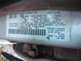 2000 Toyota 4Runner Silver 3.4L MT 4WD #Z21684